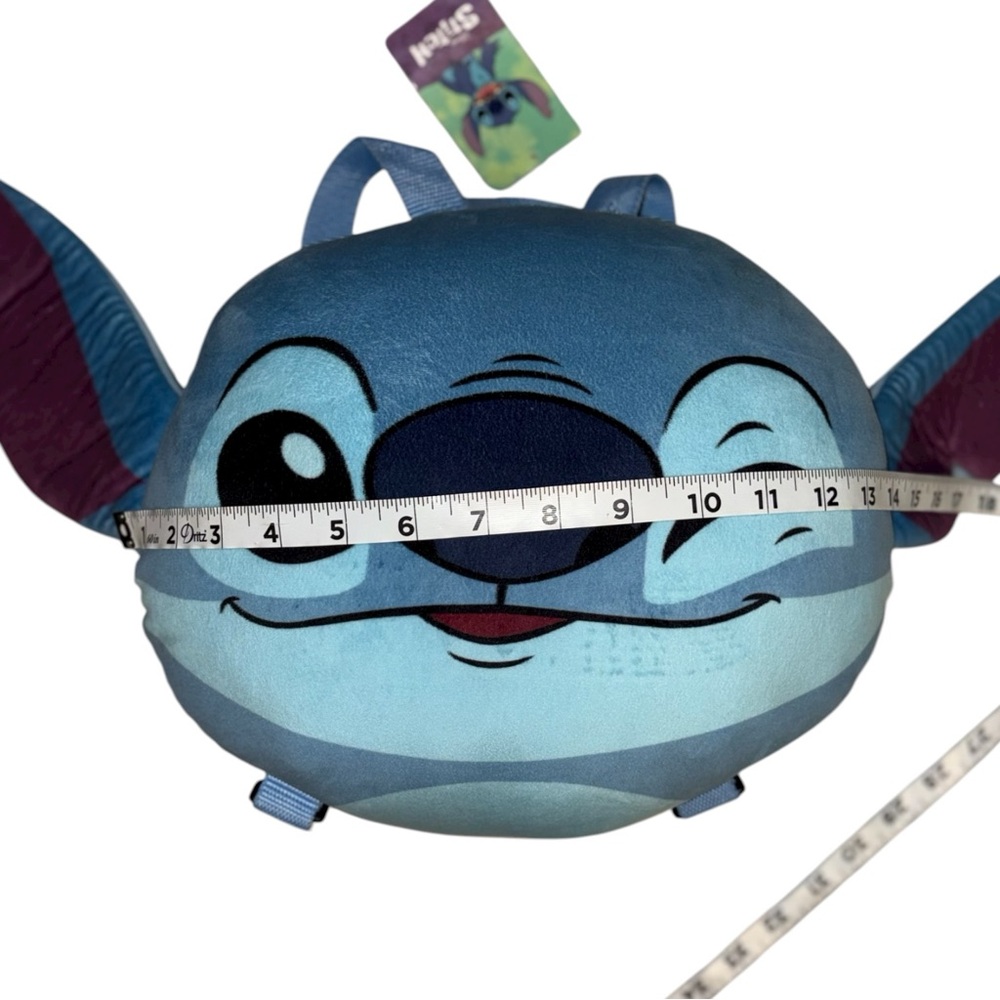 🚨3 for $15 Original Disney Lilo & Stitch Plush Head Backpack Super Soft NWT - Picture 4 of 7